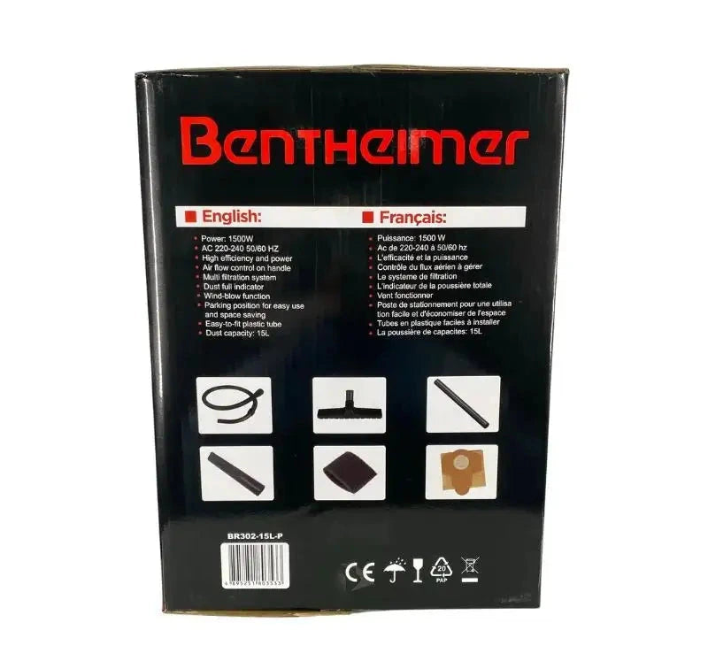 Bentheimer BR-302-15LP Nass- und Trockensauger