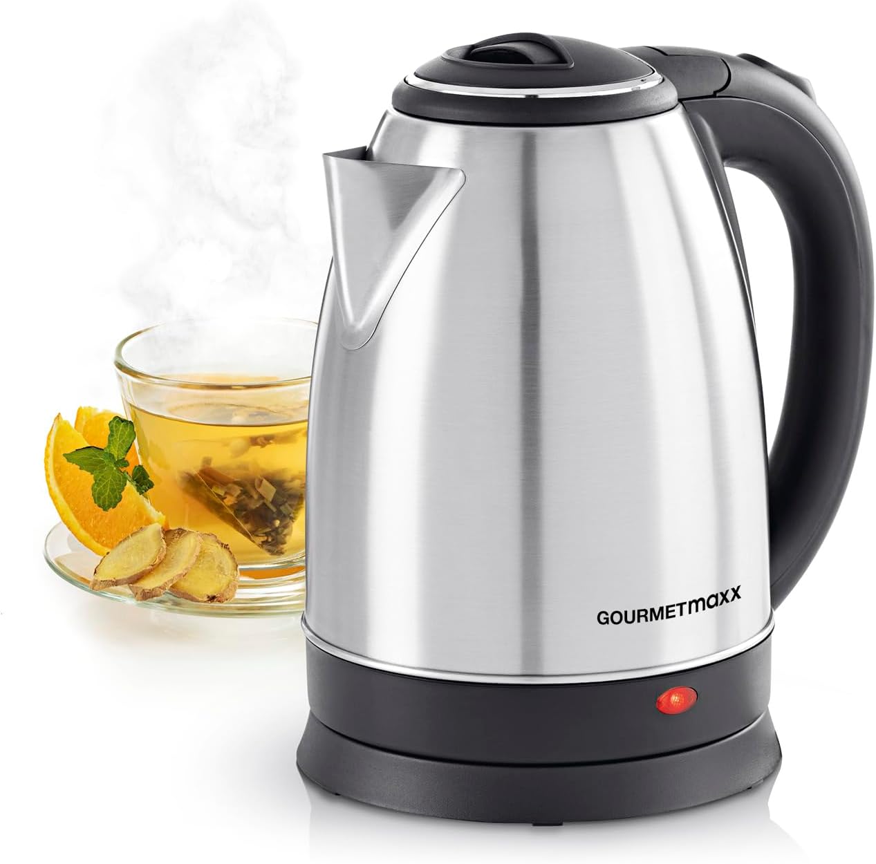 GOURMETmaxx Edelstahl-Wasserkocher 1,8 L