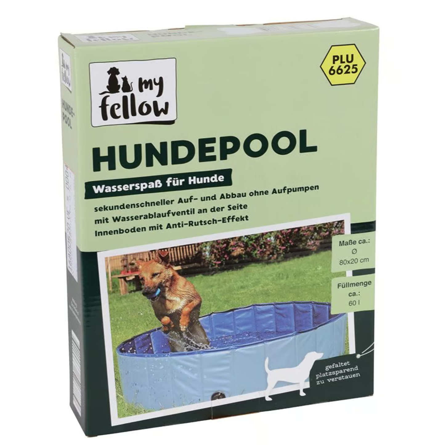 Hundepool 80x20cm Blau