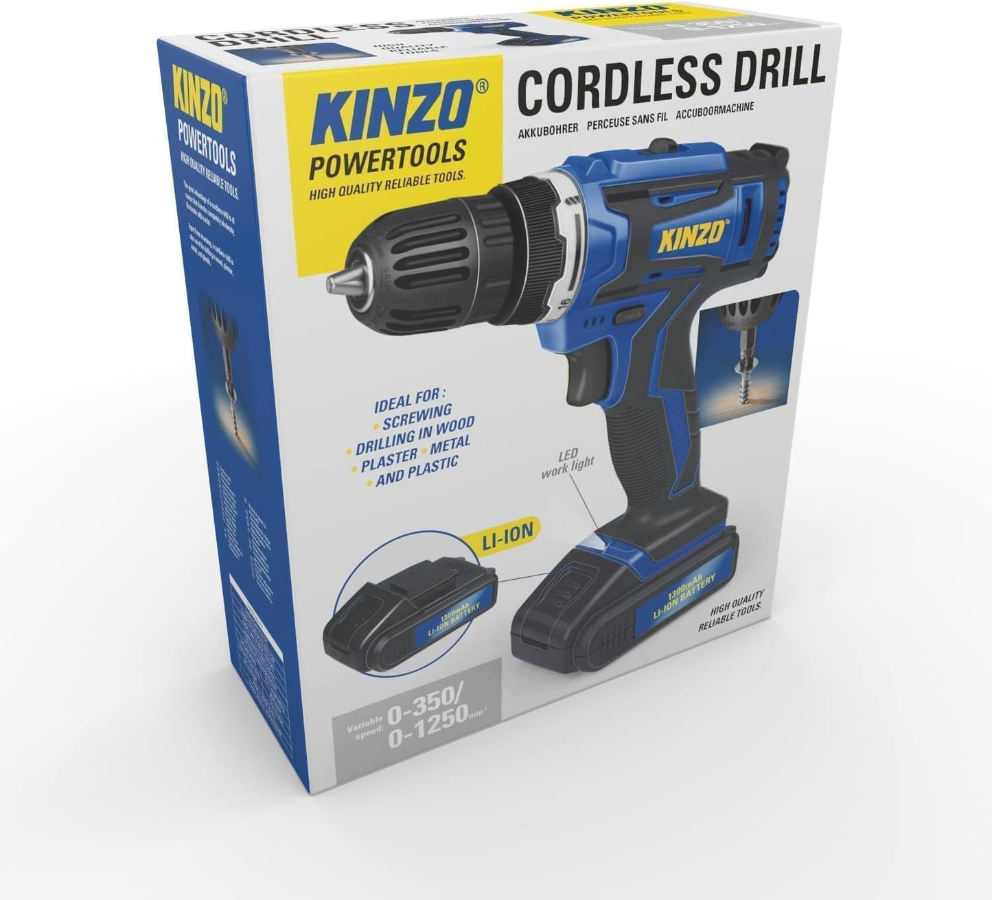 Kinzo Akkuschrauber 14,4V 1300mAh