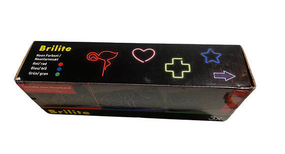Neue LED Brilite 3 Neon Farblicht Neonlicht in OVP Lampe Wandlampe