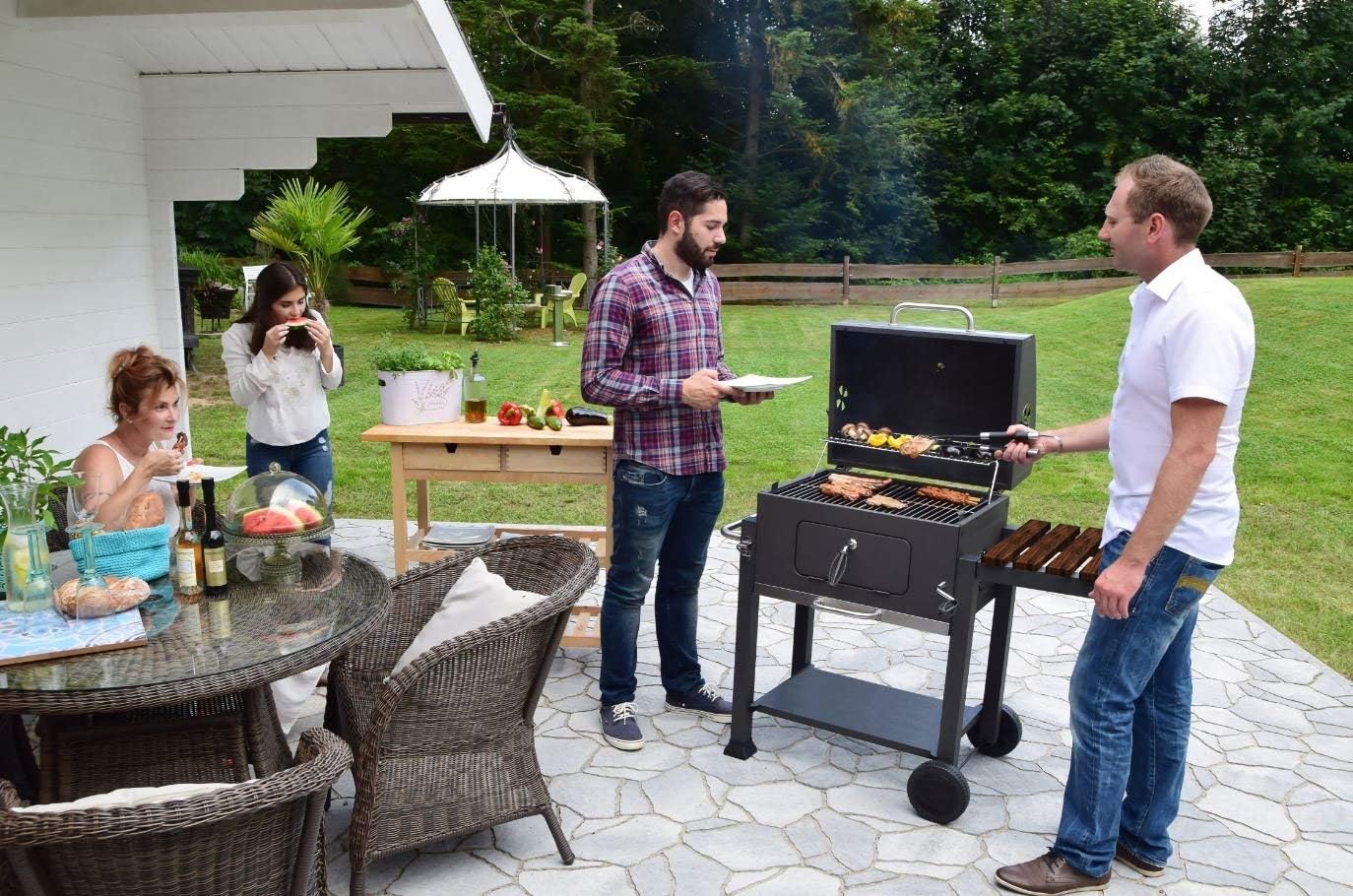 ACTIVA Angular Air Power Grill Grillwagen Holzkohlegrill