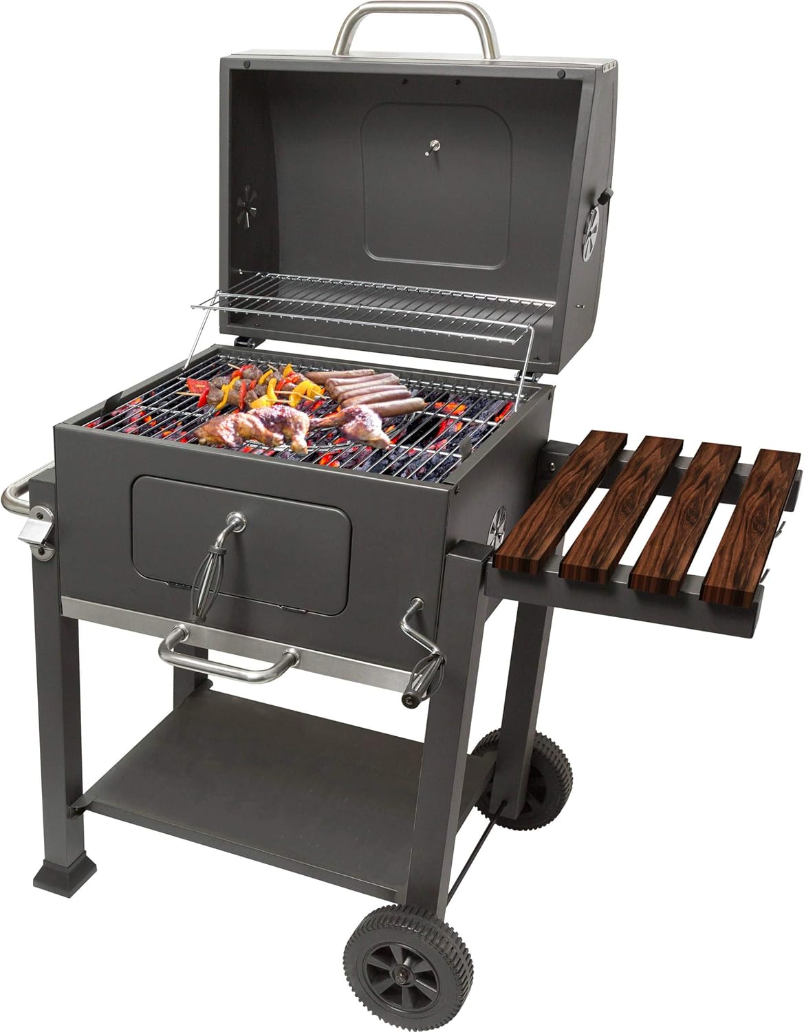 ACTIVA Angular Air Power Grill Grillwagen Holzkohlegrill