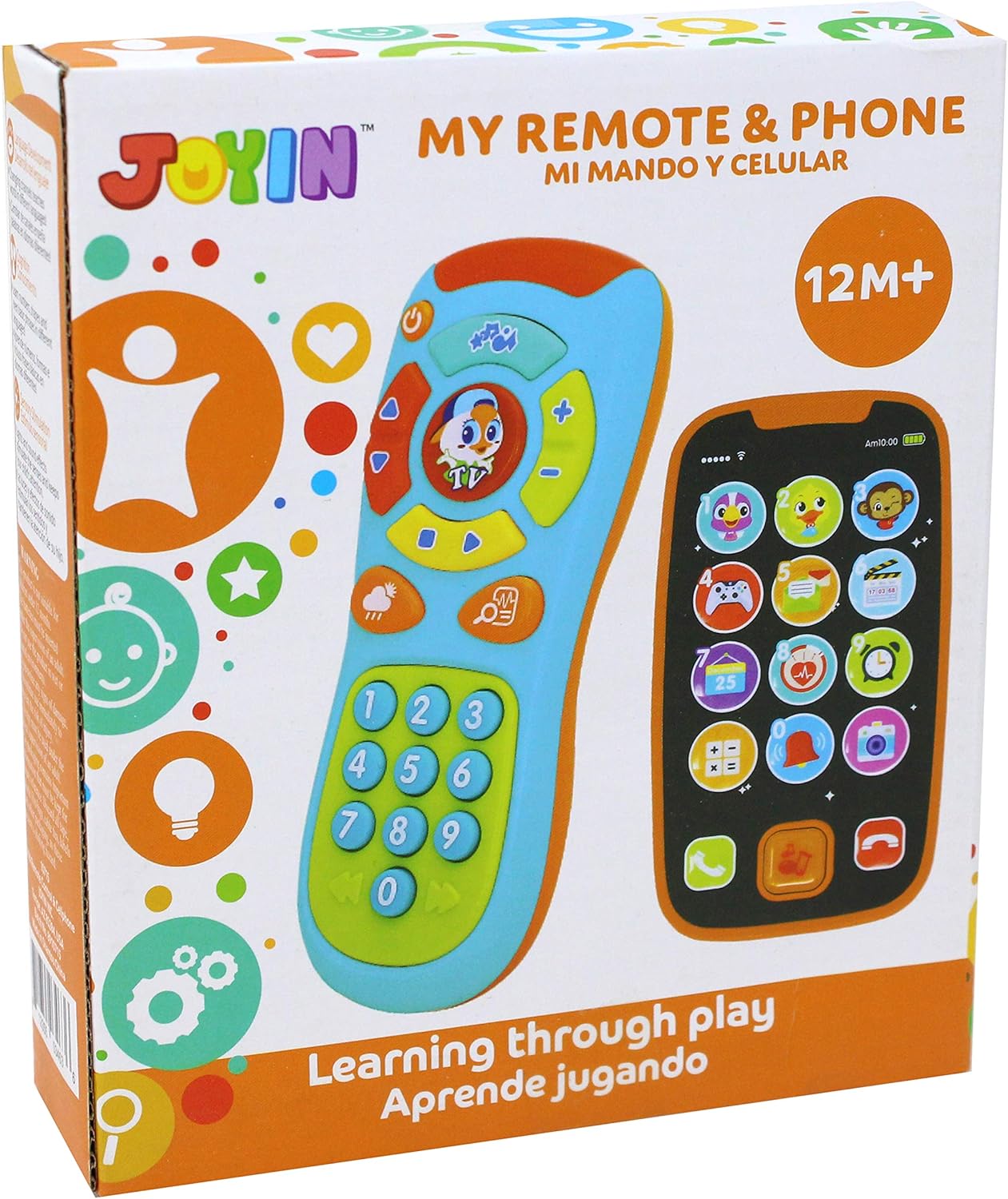 JOYIN Musikalische Spielzeuge für Babies, Baby Telefon Spielzeug Handy, 2 pc Fernbedienung