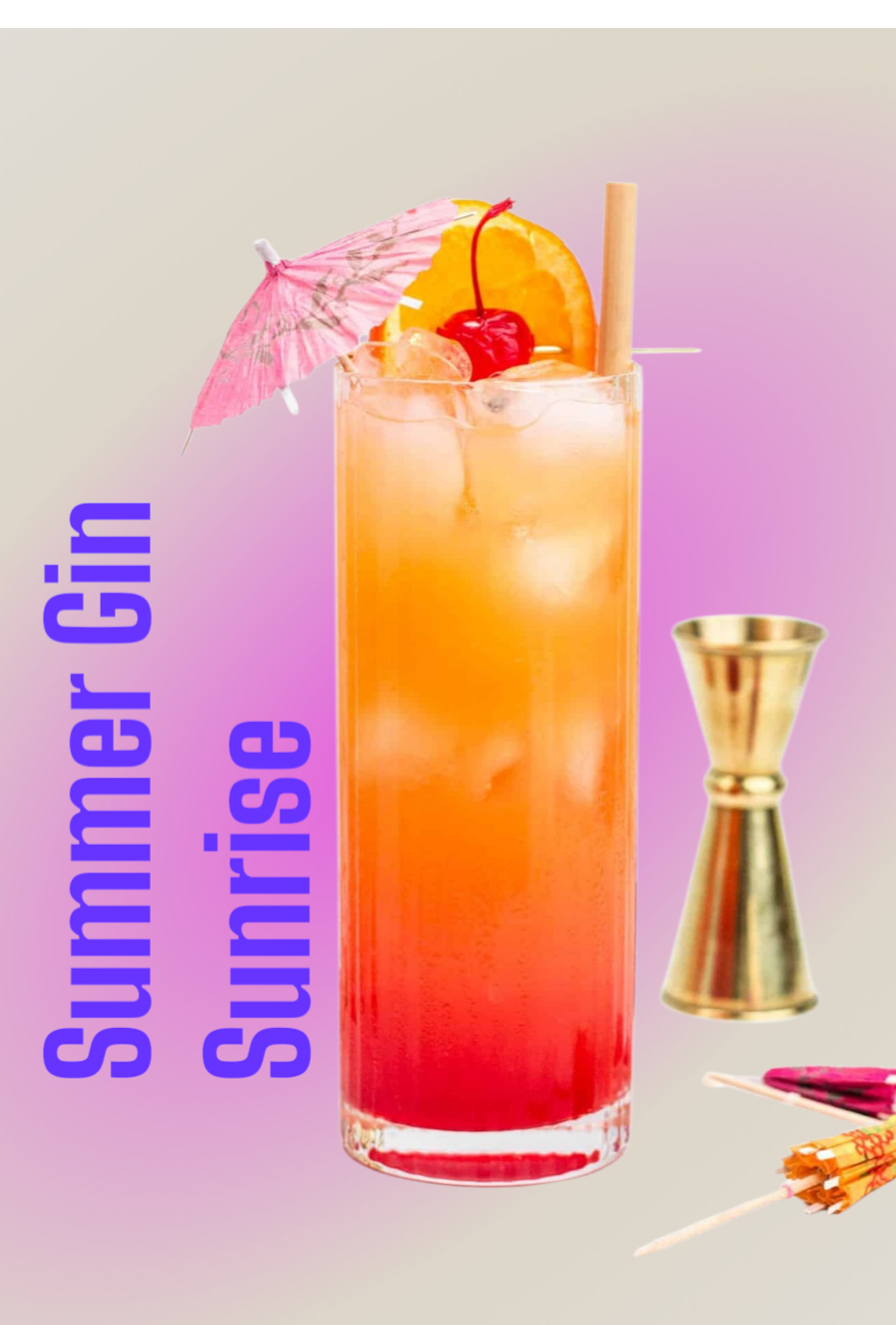 Summer Gin Sunrise