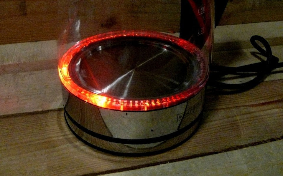 Glas Wasserkocher RED Led 1,7L 2200W