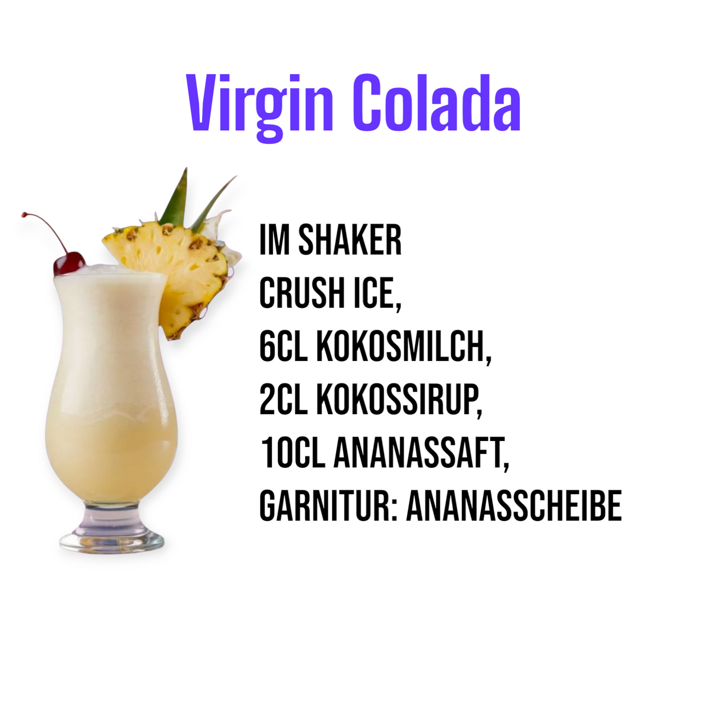 Virgin Colada (Mocktail)