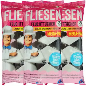 Clever Clean Fliesen Reinigungstücher Feuchttücher MegaPack