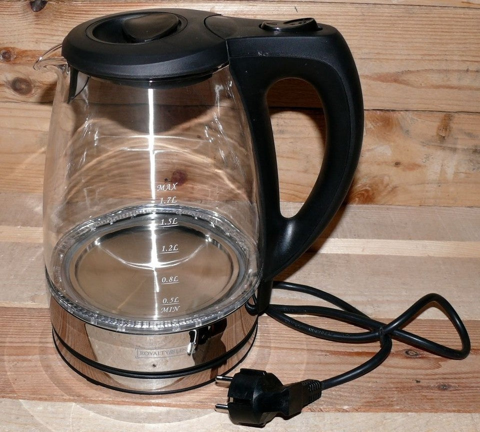 Glas Wasserkocher RED Led 1,7L 2200W