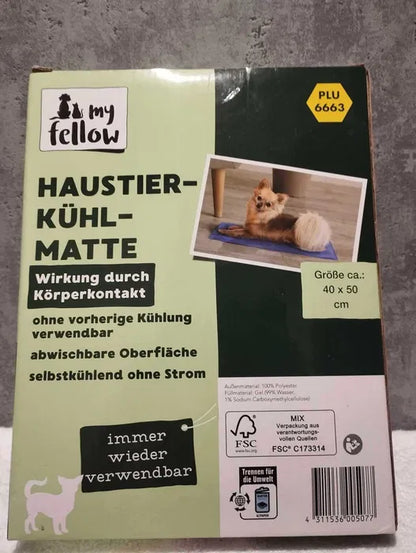Tierkühlmatte 40x50 cm Dunkelblau