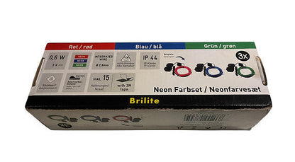 Neue LED Brilite 3 Neon Farblicht Neonlicht in OVP Lampe Wandlampe