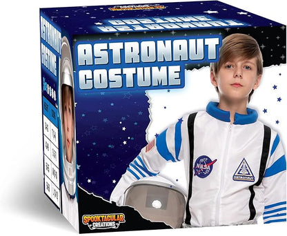 Halloween Kind Unisex weiß Astronaut Kostüm, NASA Pilot Größe L