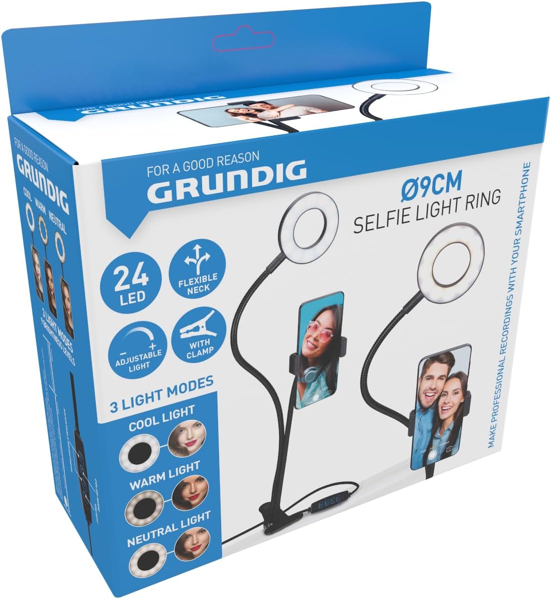Grundig Selfie Ringlicht - Ringlicht