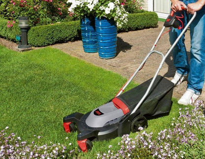 Skil Elektro Rasenmäher mit Fangkorb, 29cm Stadtrasenmäher Mäher